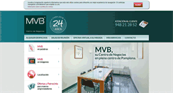 Desktop Screenshot of mvbdespachos.com